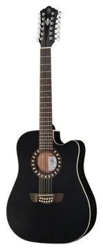 Harley Benton Custom Line CLD-10SCE-12BKS
