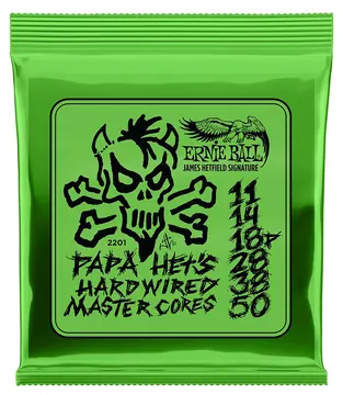 Ernie Ball Papa Het's Hardwired Master Cores - Signature Strings - 11-50