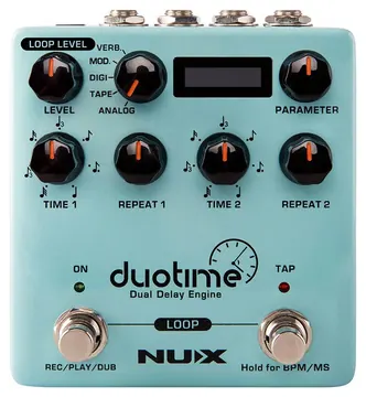 NUX NDD-6 |NUX Verdugo Series dual delay engine DUO TIME