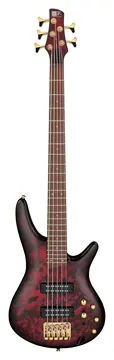 Ibanez SR305EDX-WZM E-Bass 5-String, wine red frozen matte
