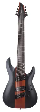 Schecter C-8 Multiscale Rob Scallon Satin Dark Roast