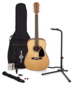Fender CD-60 V3 Acoustic Guitar with Accessory Pack, Build Your Own Bundle