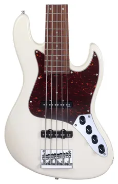 Sadowsky MetroExpress SMX 21 Fret Standard JJ 5-String in Olympic White, Morado