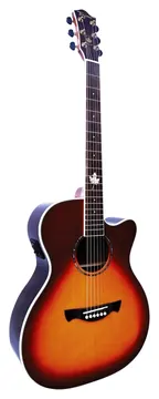 Tagima Montreal CB New Canada Series Medium Jumbo de Aço C/ Pré Fishman Cherryburst