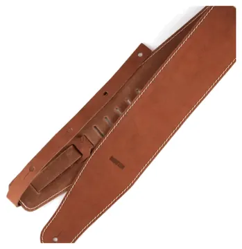 Richter Raw III Contour Guitar Strap Waxy Suede Brown - 1556