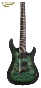 Cort KX507MSSDG Guitare Electrique 7 Cordes Star Dust Green