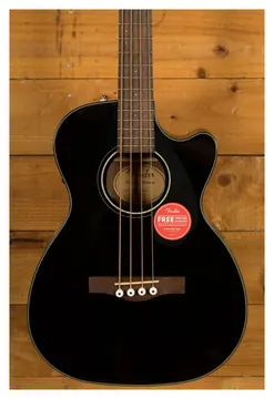 Fender CB-60SCE Bass w/Fishman CD - Walnut - Black
