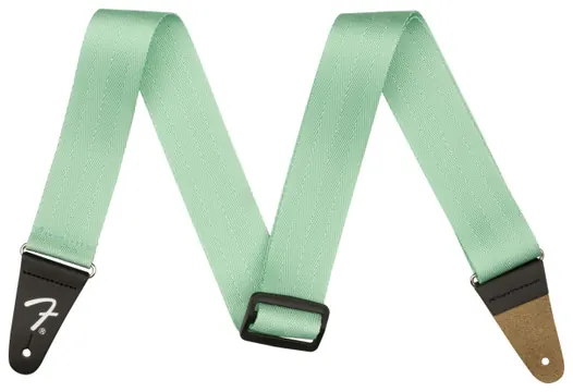 Fender 2 Am Pro Seat Belt Strap Mystic Surf Green