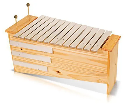 Orff Metalofone Orff P2020 Baixo 13 Teclas