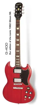 Epiphone G-400 SG Worn Cherry