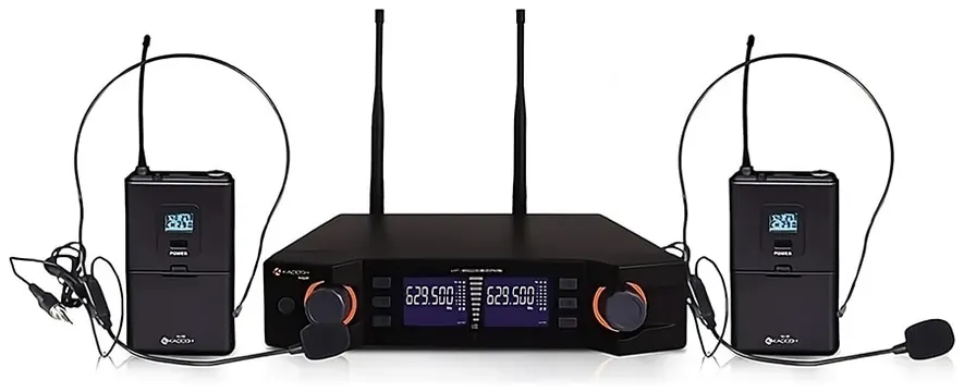 Kadosh Microfone Kadosh K492HH Headset Duplo Sem Fio UHF