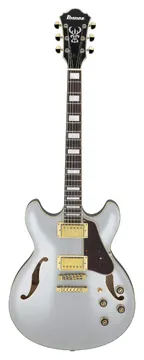 Ibanez Semi Acustica Ibanez AS Artcore AS73G - Moonstone Silver Flat