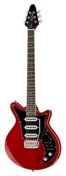 Harley Benton BM-75 Trans Red Deluxe Series