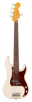 Fender American Pro Precision Bass V RW Olympic White