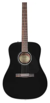 Fender CD60 V3 Black Chitarra acustica nera