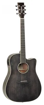 Tanglewood Serie Winterleaf Tw5e Black Shadows Gloss