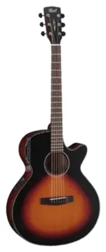 Cort Flat de Aço Eletroacústico Cort - Modelo SFX-E 3 Tone Satin Sunburst (TSS)