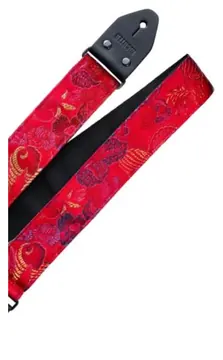 Gitarrengurt Richter Brocade 2048 Red