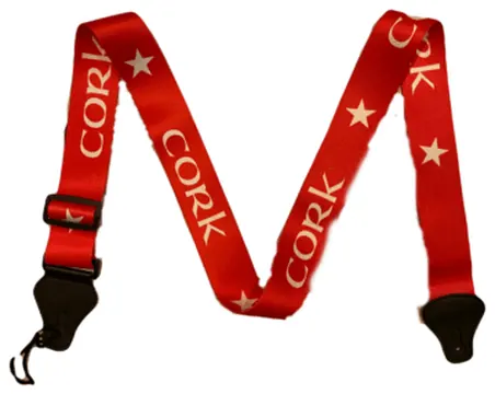 Irish Cork Star Logo Guitar Strap