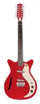 Danelectro Vintage 12STR Guitar Red Metallic