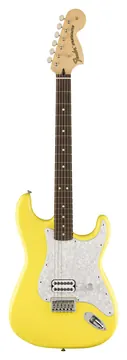 Fender Stratocaster Signature Tom Delonge RW LTD Graffiti Yellow