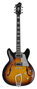 Hagstrom Super Viking -18 E-Gitarre, tobacco sunburst