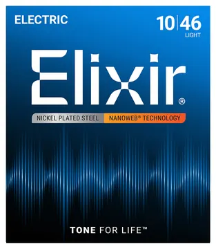 Elixir E-Gitarrensaiten Nanoweb Light 010-046 E12052