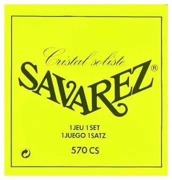 Savarez Encordoamento Para Violão Savarez 570CS Nylon Tensão Alta Solist Yellow 2