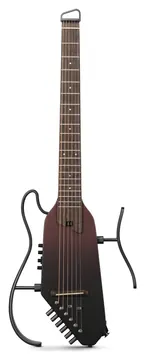 Donner HUSH™ I PRO Acoustic-Electric Travel Guitar - Maillard-Verblassen