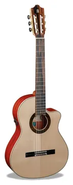 Alhambra green sustain ctw e8 chitarra classica elettrificata con custodia