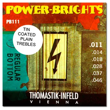 Thomastik Encordoamento Guitarra Thomastik Power Brights Pb109 009