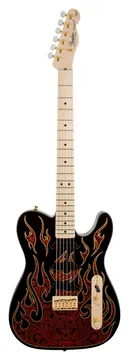 Fender James Burton Telecaster Red Paisley Flames