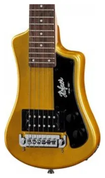 Hofner HCT Shorty Guitar in Gold with Gig Bag (HCTSHGTO)