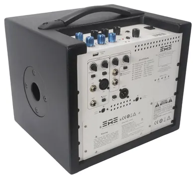 Elite Acoustics A1-8 PB Akku Combo 8Zoll/80Watt Akustikverstärker, schwarz