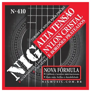 NIG Encordoamento NIG N-410 Tensão Alta Para Violão Nylon