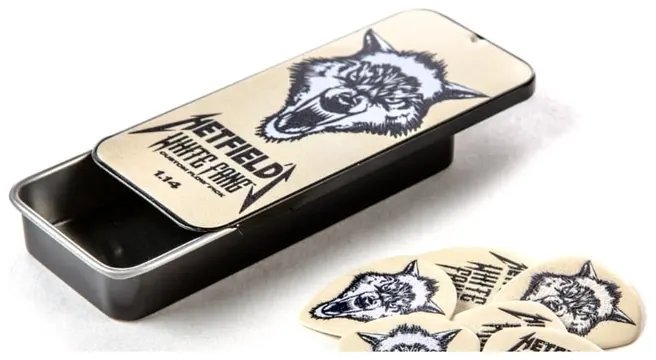 Dunlop James Hetfield White Fang Pick Tin - 6-pack