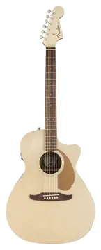 Fender Newporter Player Champagne Chitarra Acustica Elettrificata