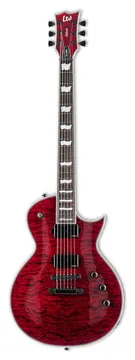 LTD EC-1000 QM See Thru Black Cherry