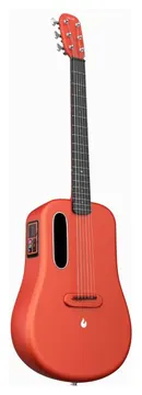 Lava ME 3 38" FREEBOOST RED GUITARE FOLK ELECTRO ROUGE Space Bag