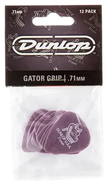 Dunlop Gator Grip Picks .71mm - Set of 12