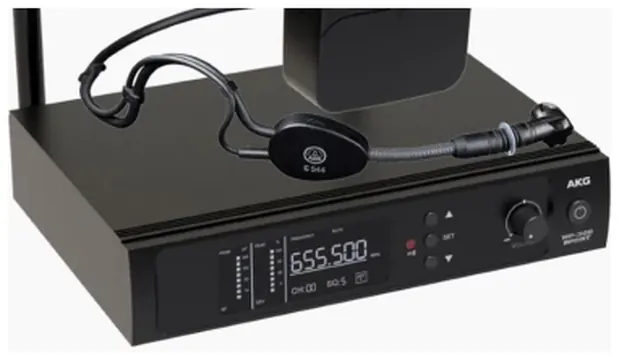 Akg Microfone Sem Fio Akg Wp300 Sport de Cabeça Uhf (3415)