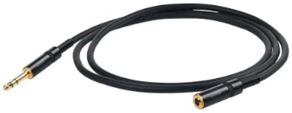 Proel CHLP190LU10 Cavo Audio Jack Stereo 6.3mm a presa Femmina Jack Stereo 6.3mm