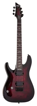 Schecter Omen Elite-6 Black Cherry Burst Left Handed