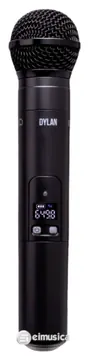 Dylan Microfone Sem Fio Dylan UDX01 Bivolt Um Bastao UHF