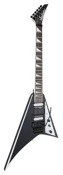 Jackson JS32 Rhoads - Black w/White Bevels