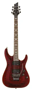 Schecter Omen Extreme 6 FR BCH E-Gitarre, black cherry