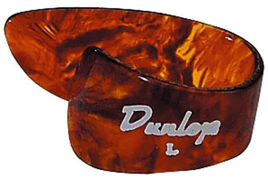 Jim Dunlop 9023 Plastic Thumbpick Daumen-Plektrum gross, shell (Stück)