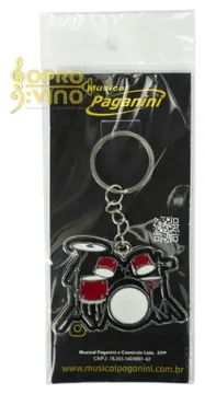 Casarotto Chaveiro Porta Palhetas Saca Pinos Violão Casarotto Vermelho 054 Modelo Fé