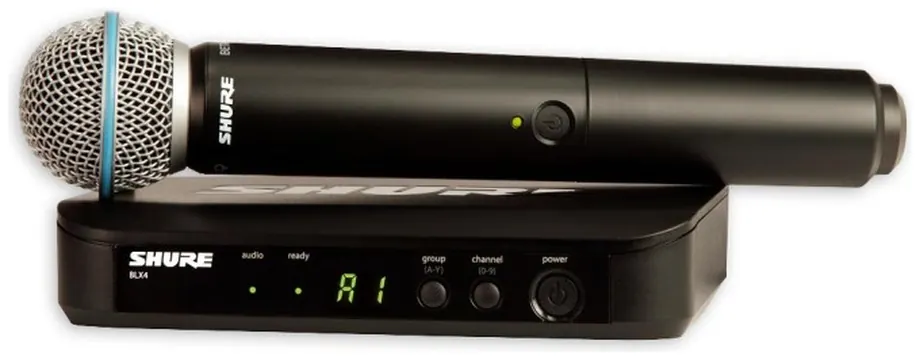 Microfone de mão sem Fios Shure BLX24E B58 H8E
