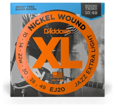 D'Addario EJ20 Jazz Extra Light 10-49